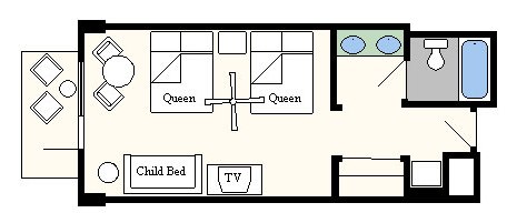 Standard Room - Two Queen Beds